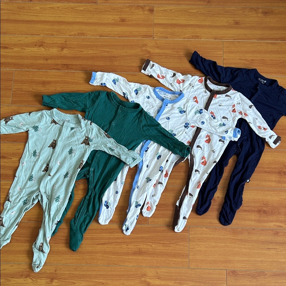 Kyte Baby Footed Onesie Bundle (5)